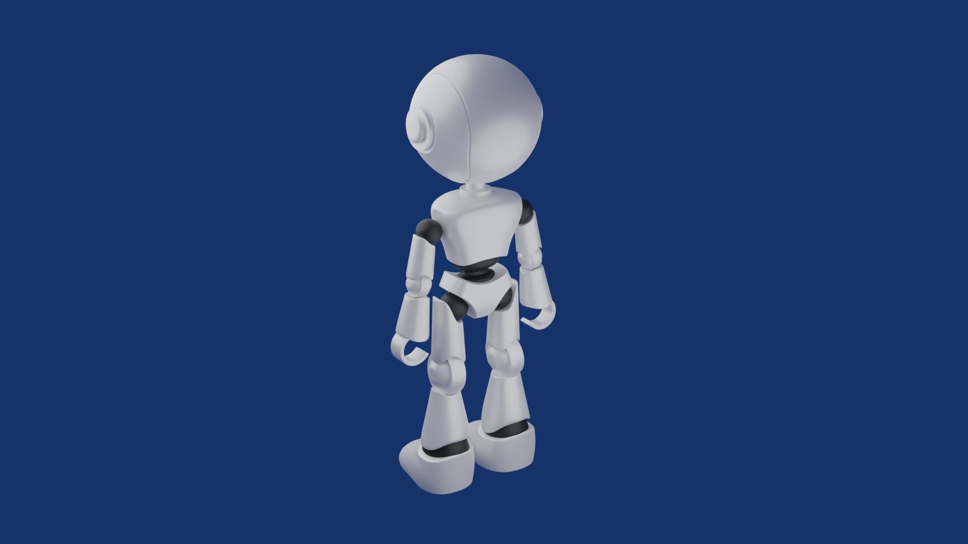 Robot Character RC06 3D print model_4