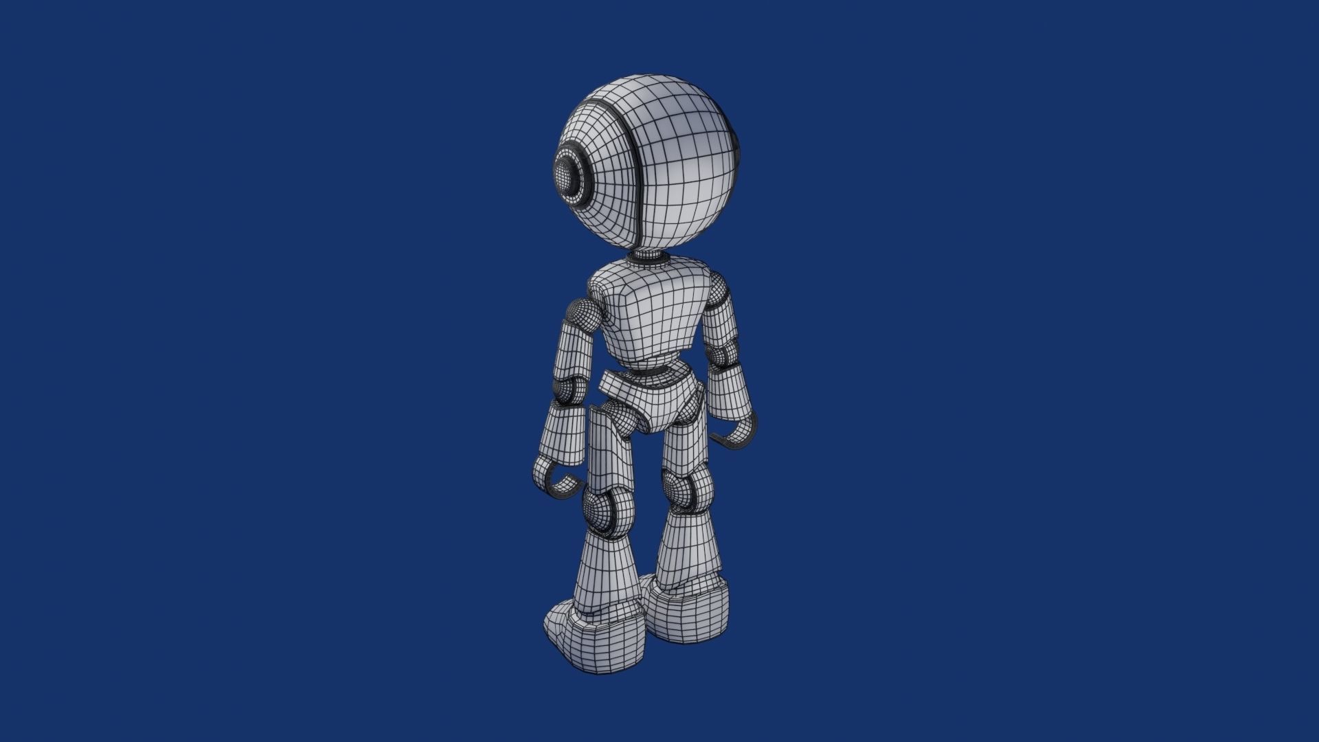 Robot Character RC06 3D print model_8