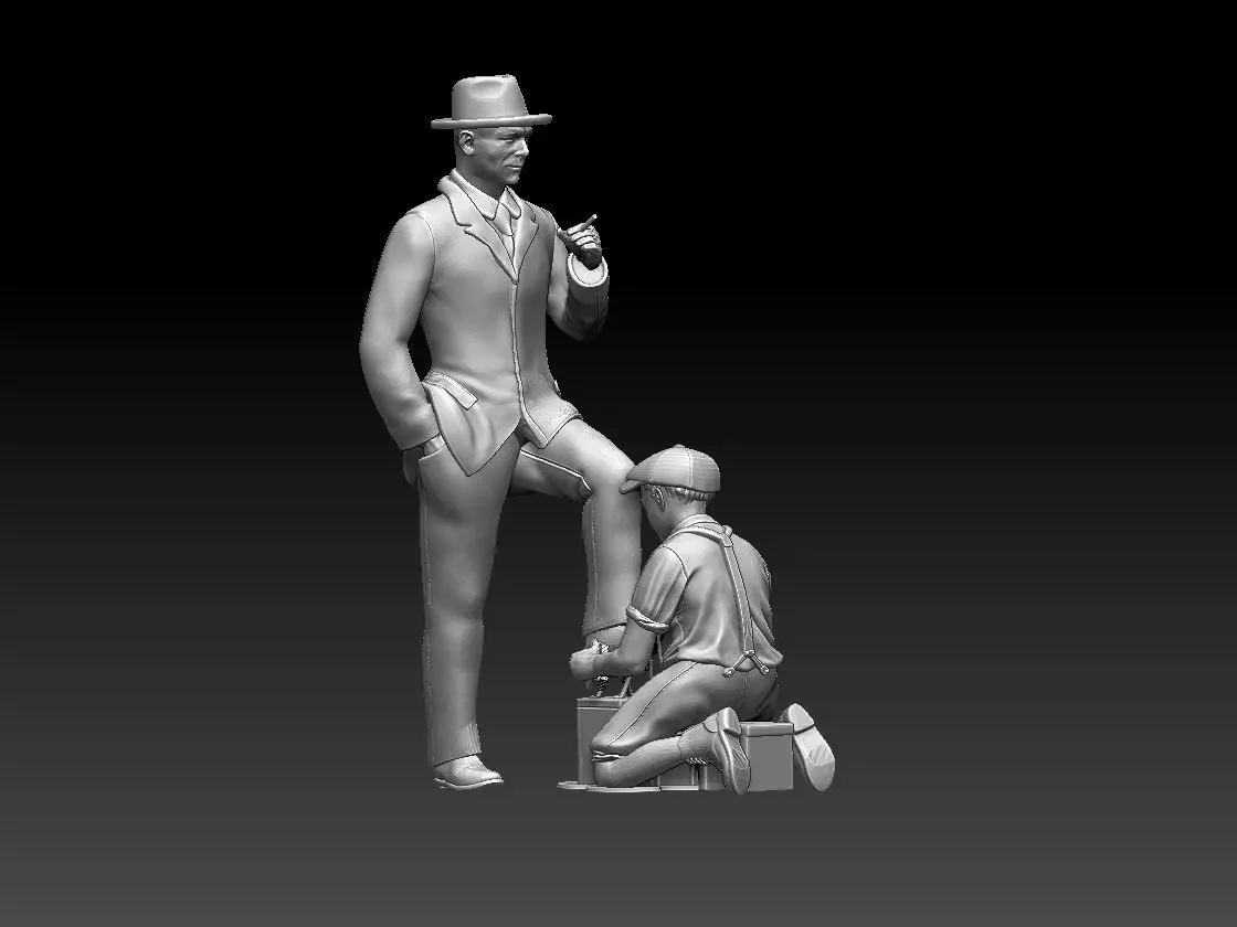 SHOE SHINE 3D print model