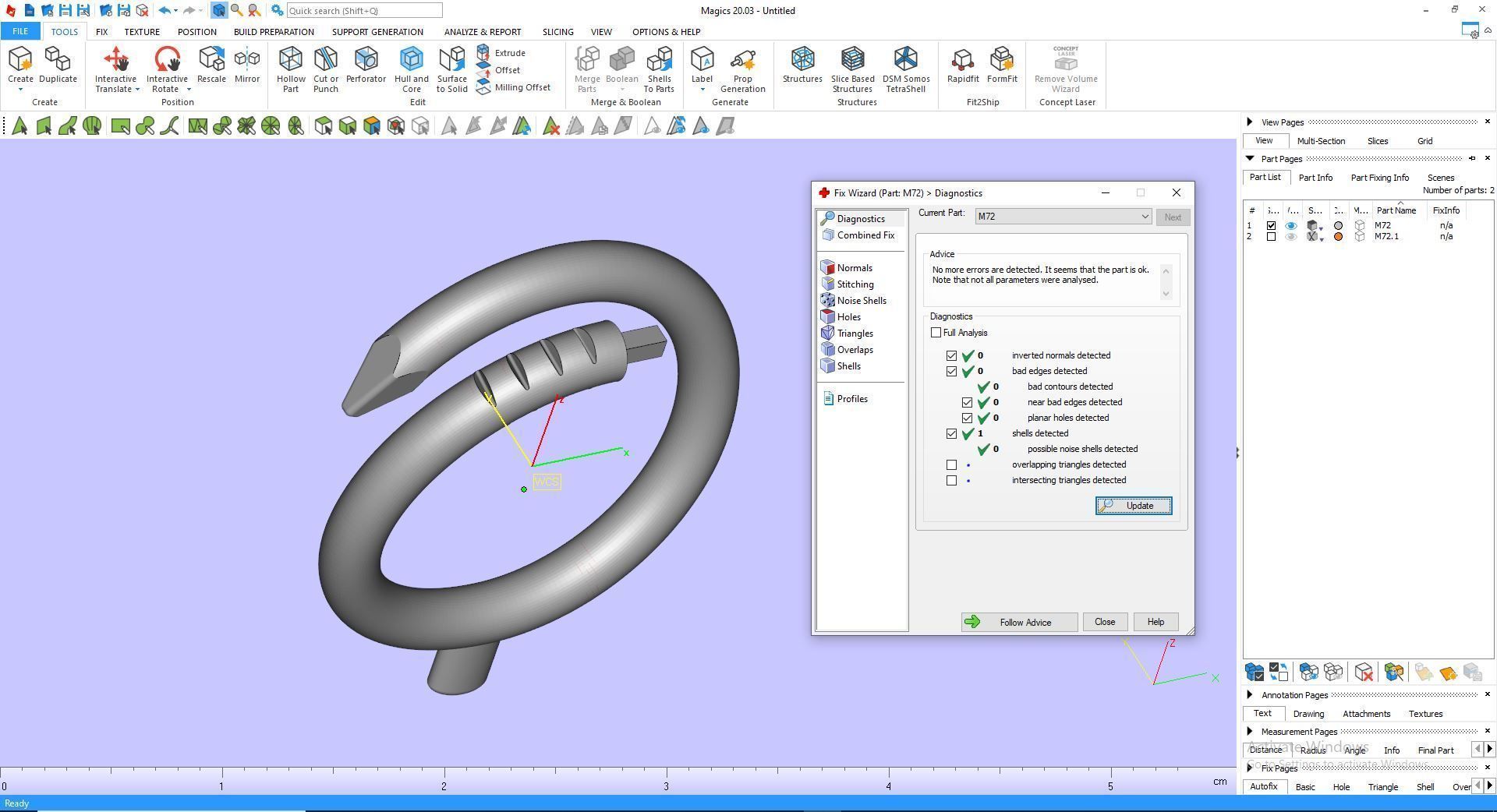 Ring M72 Women ring Size 6 US 3D print model_13