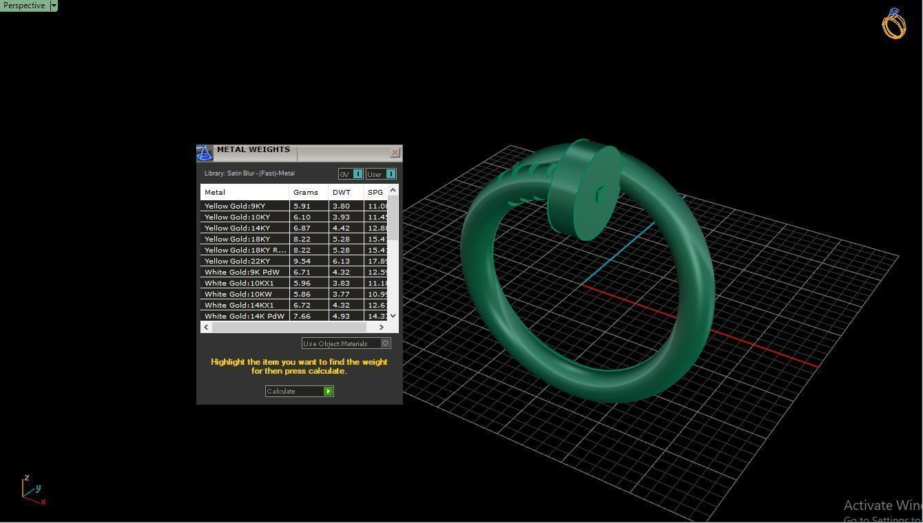 Ring M72 Women ring Size 6 US 3D print model_10