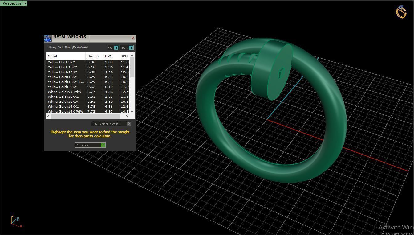 Ring M73 Women ring Size 6 25 US 3D print model_10