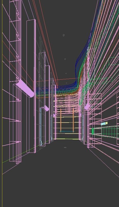 Mercure Hotel lift-Lobby 3D model 3D model_2