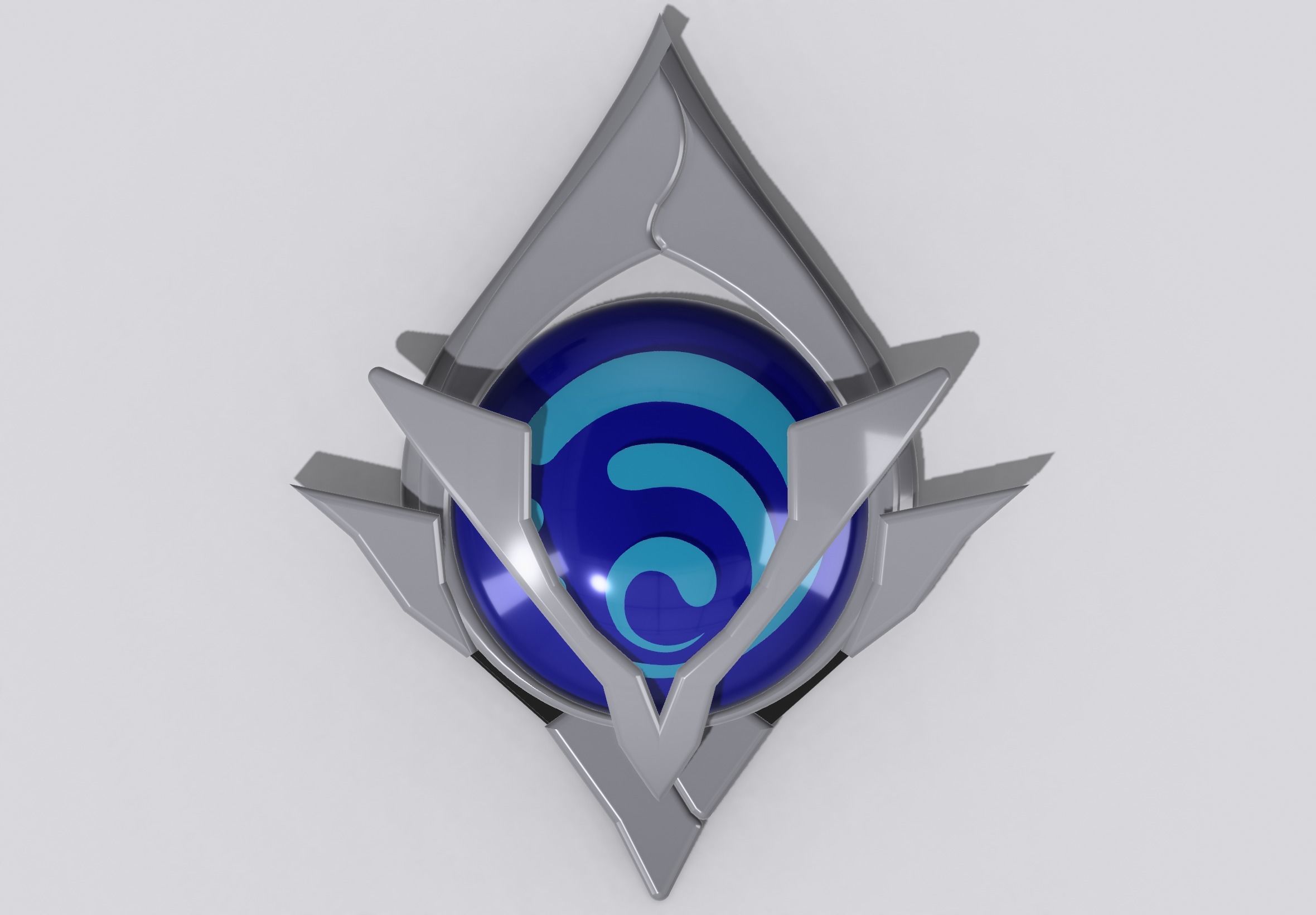 Snezhnaya Hydro Vision Genshin Impact 3D print model_3