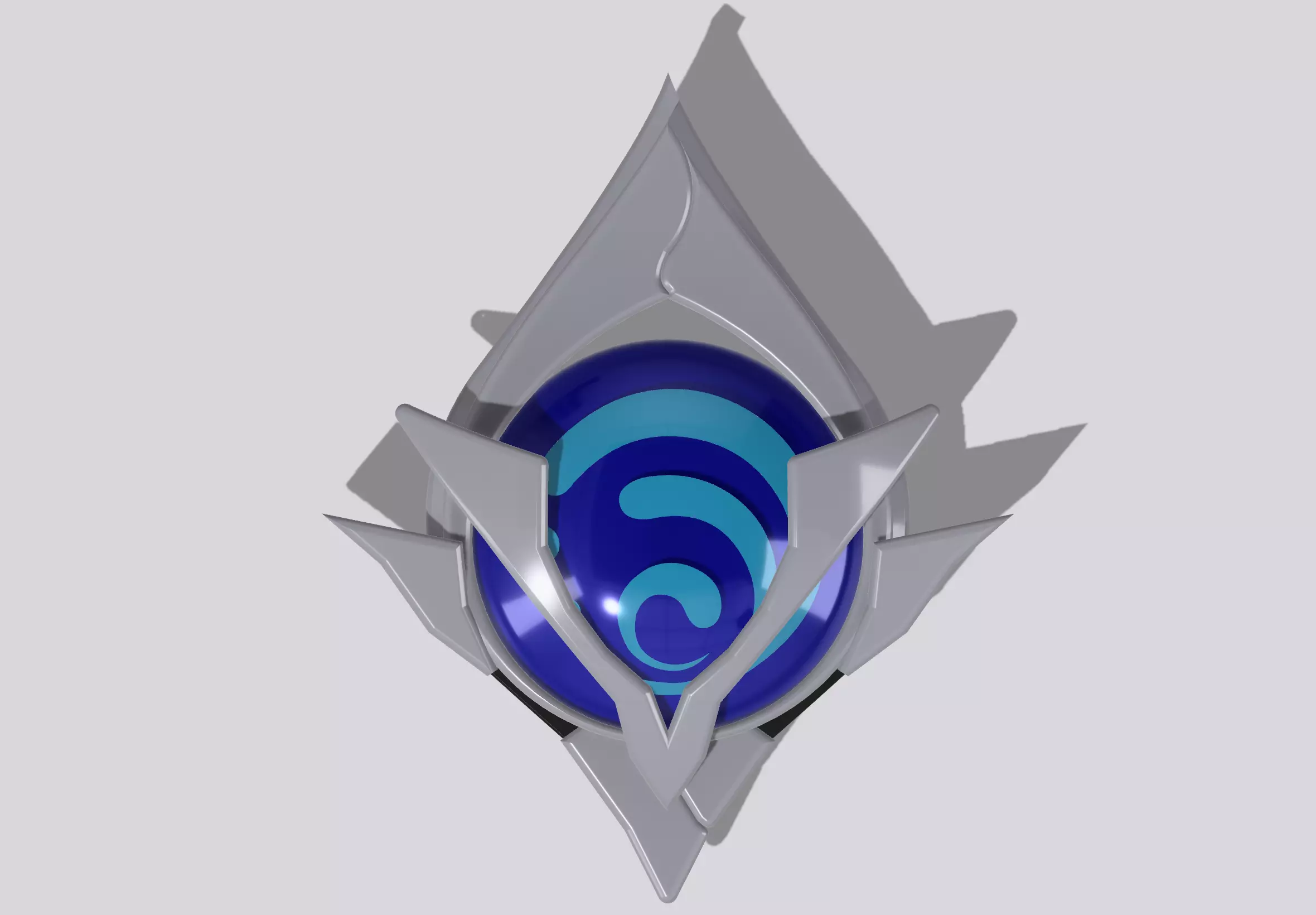 Snezhnaya Hydro Vision Genshin Impact 3D print model_0