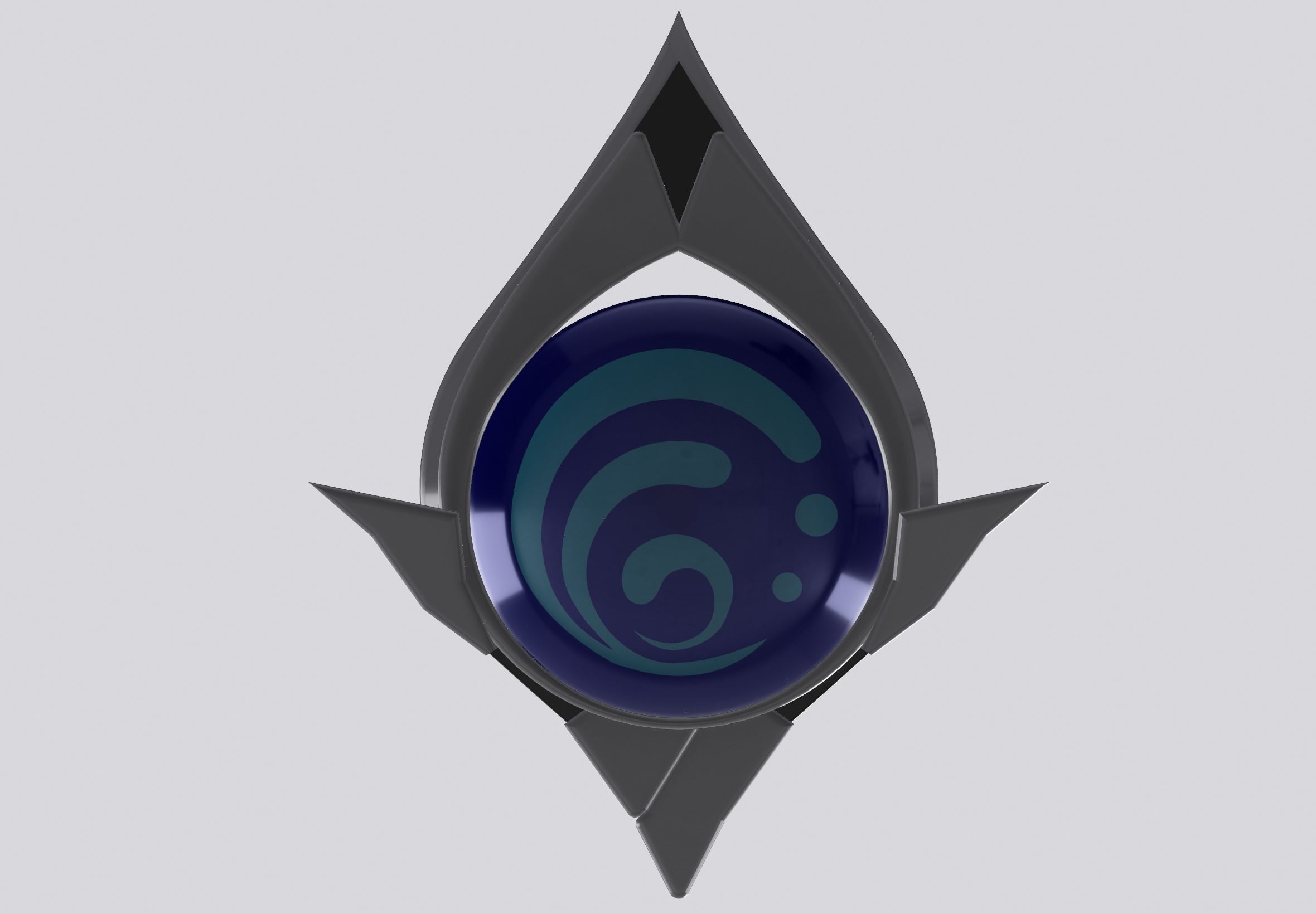 Snezhnaya Hydro Vision Genshin Impact 3D print model_6