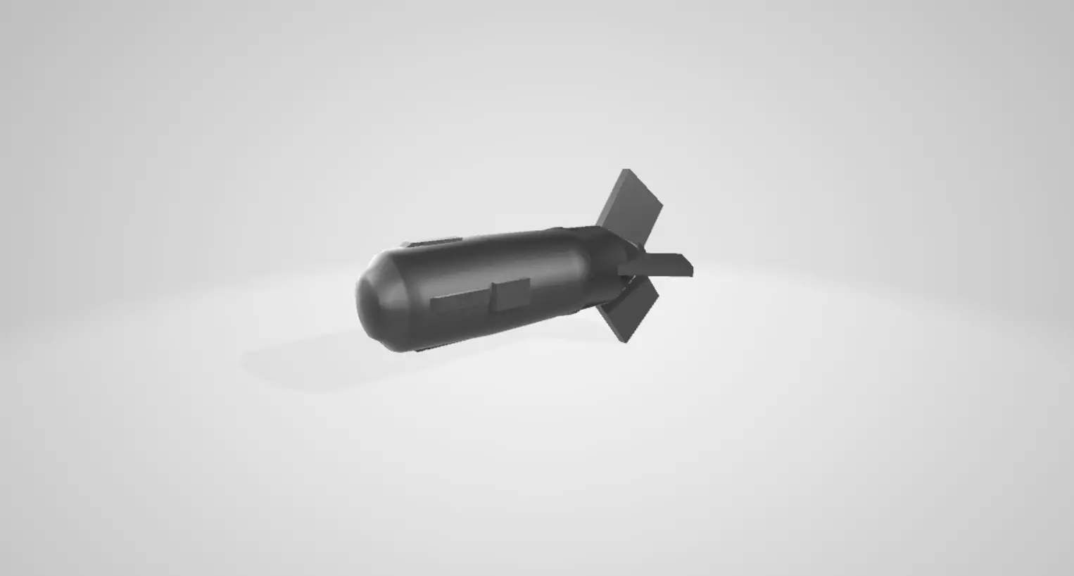 nuclear bomb 3D model_0