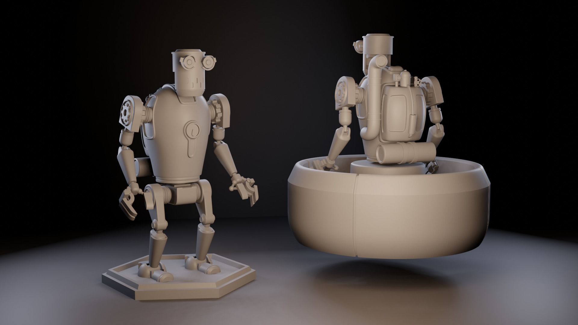 Pascal - Nier Automata 3D print model_1