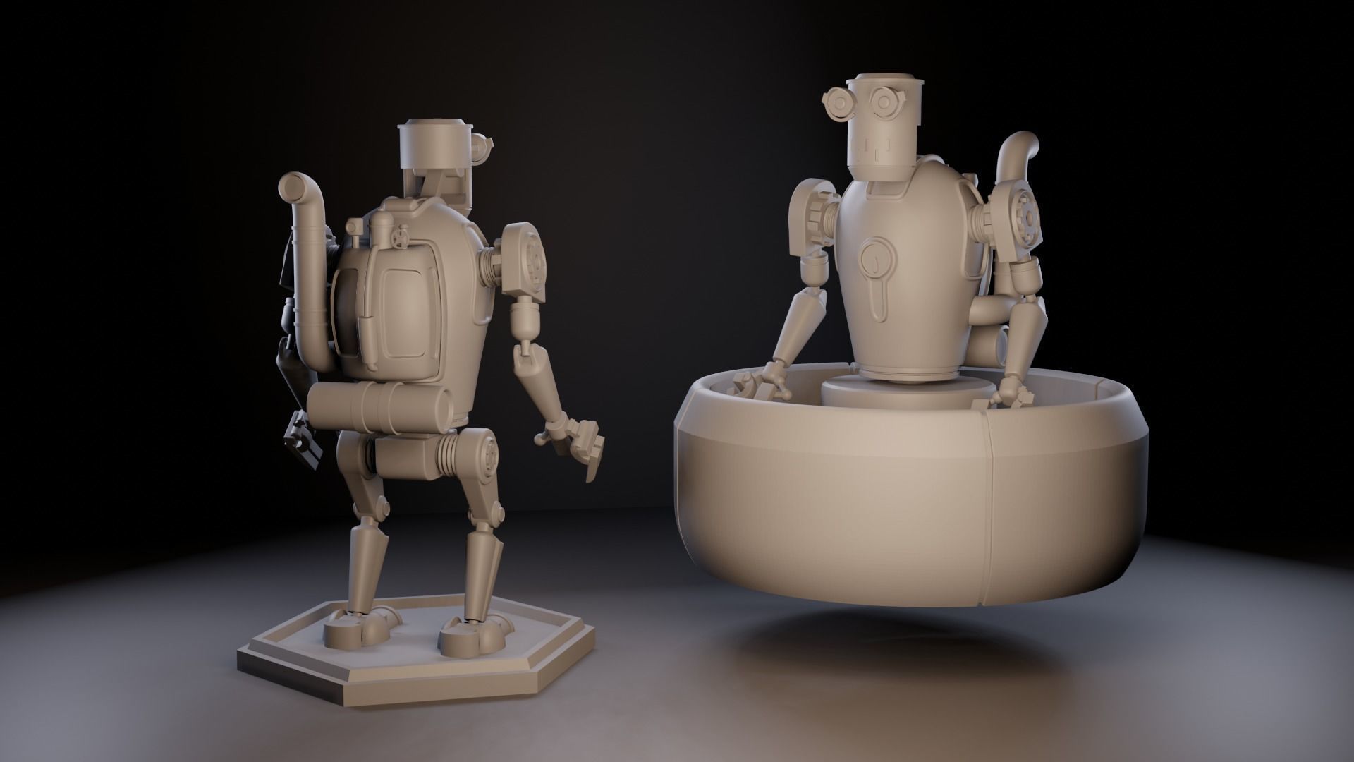 Pascal - Nier Automata 3D print model_2