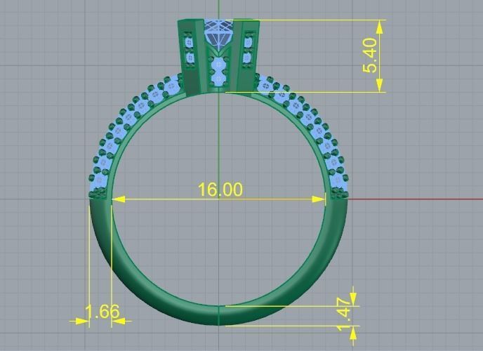 Soliter ring Model 2783 3D print model_6