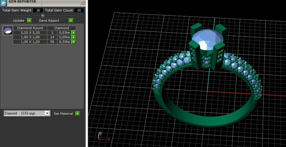 Soliter ring Model 2783 3D print model_9