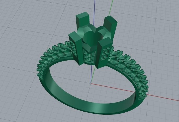 Soliter ring Model 2783 3D print model_2