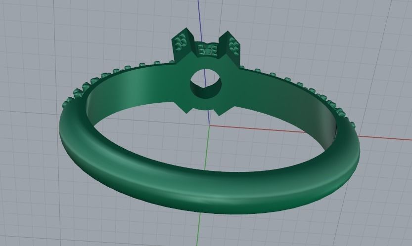 Soliter ring Model 2783 3D print model_5
