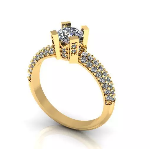 Soliter ring Model 2783 3D print model_0