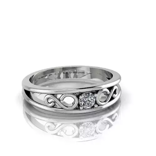Ring with patterns Model 2781