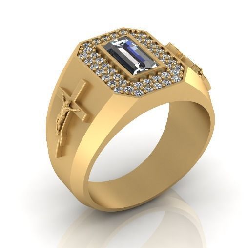 Cross ring Model 2780 3D print model_1