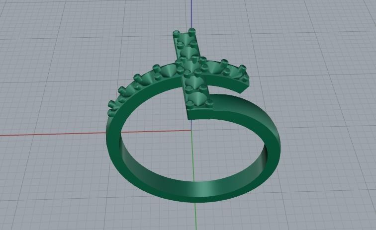 Cross ring Model 2775 3D print model_4