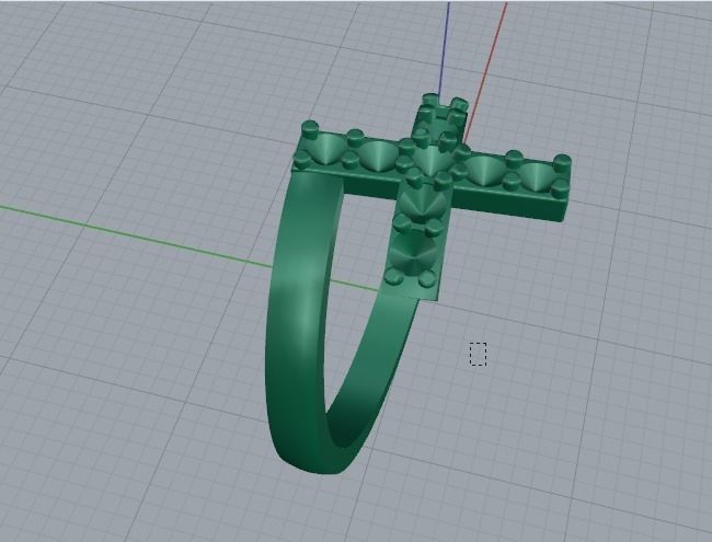 Cross ring Model 2775 3D print model_2