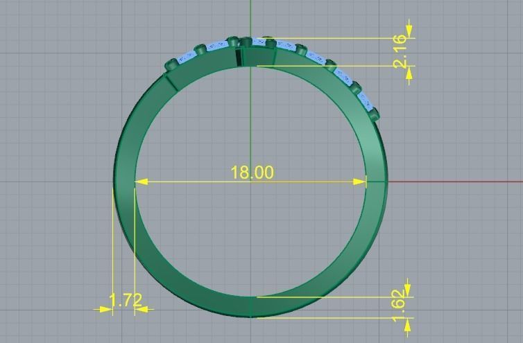 Cross ring Model 2775 3D print model_6