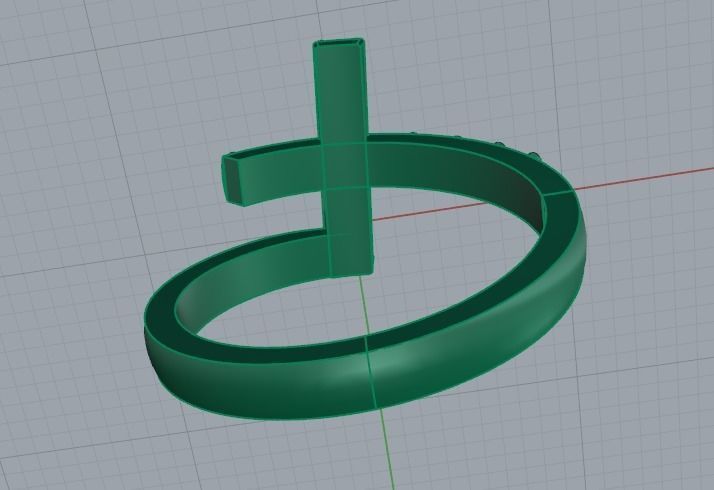 Cross ring Model 2775 3D print model_5