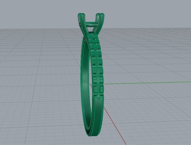 Soliter ring Model 2772 3D print model_4