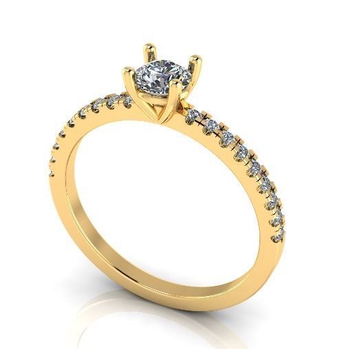 Soliter ring Model 2772 3D print model_1