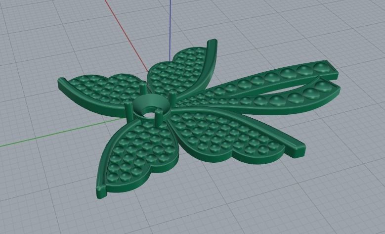 Butterfly Model 2769 3D print model_5