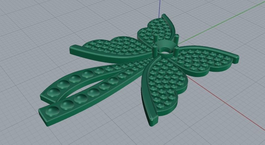 Butterfly Model 2769 3D print model_2