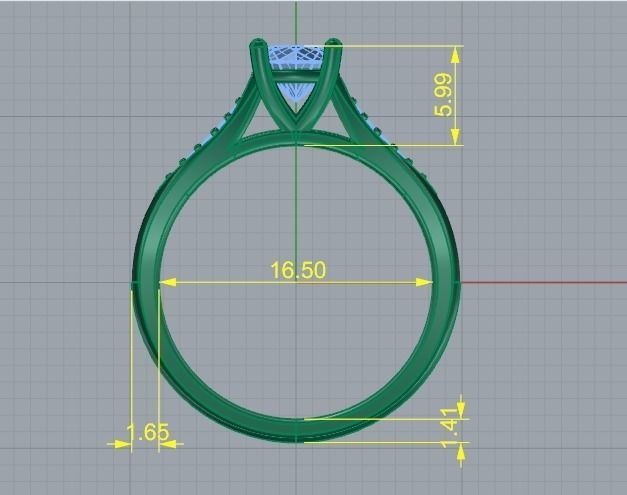 Soliter ring Model 2767 3D print model_6