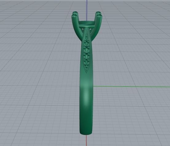 Soliter ring Model 2767 3D print model_3