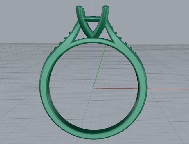 Soliter ring Model 2767 3D print model_4