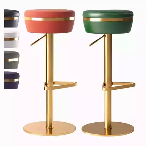 Astro Adjustable Swivel Bar Stool