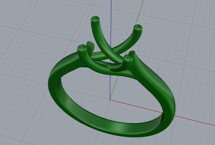 Soliter ring Model 2763 3D print model_2