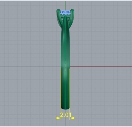 Soliter ring Model 2754 3D print model_6