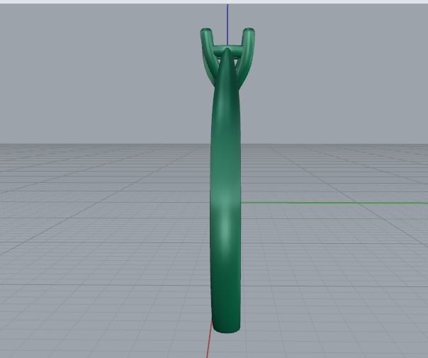 Soliter ring Model 2754 3D print model_3