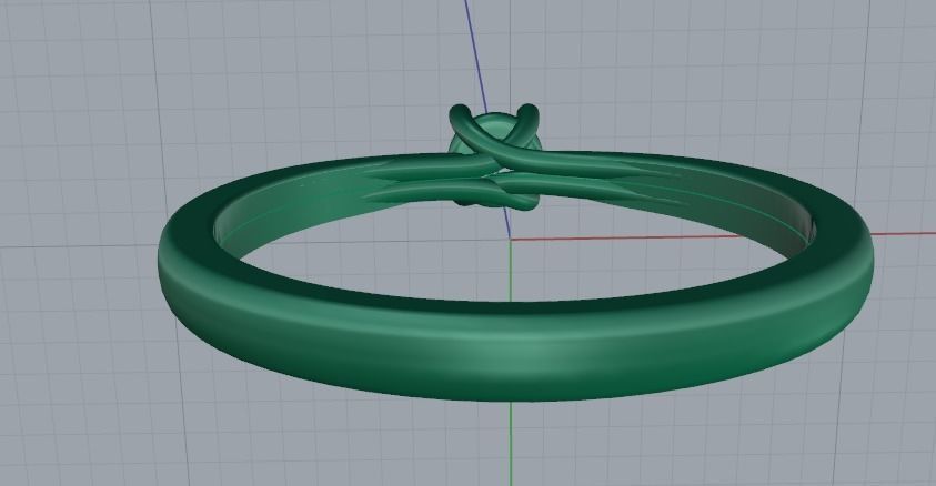 Soliter ring Model 2754 3D print model_4