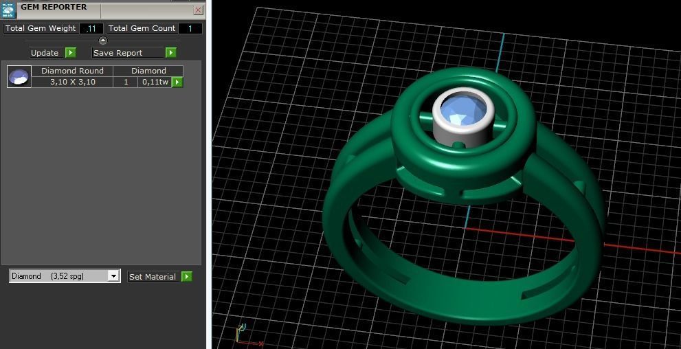 Soliter ring Model 2753 3D print model_10