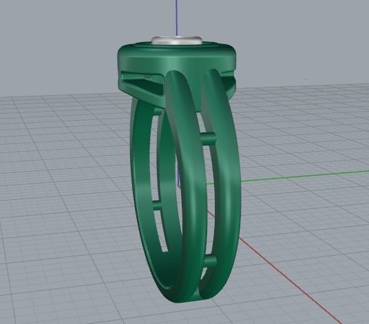 Soliter ring Model 2753 3D print model_5