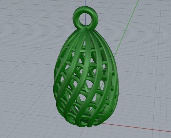 Pendant Model 2749 3D print model_2