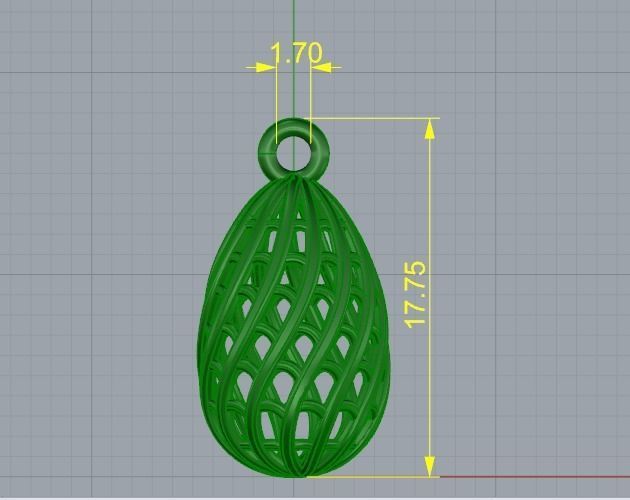 Pendant Model 2749 3D print model_6