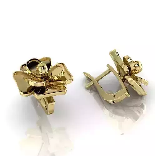 Earrings flower Model 2747