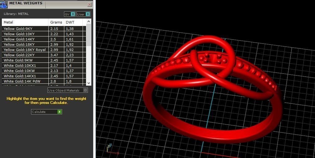 Ring with one stone Model 2742 3D print model_8