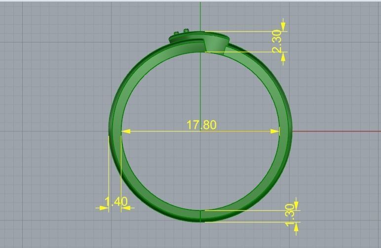 Ring Model 2739 3D print model_6