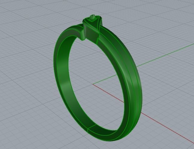 Ring Model 2739 3D print model_3
