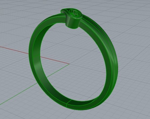 Ring Model 2739 3D print model_4