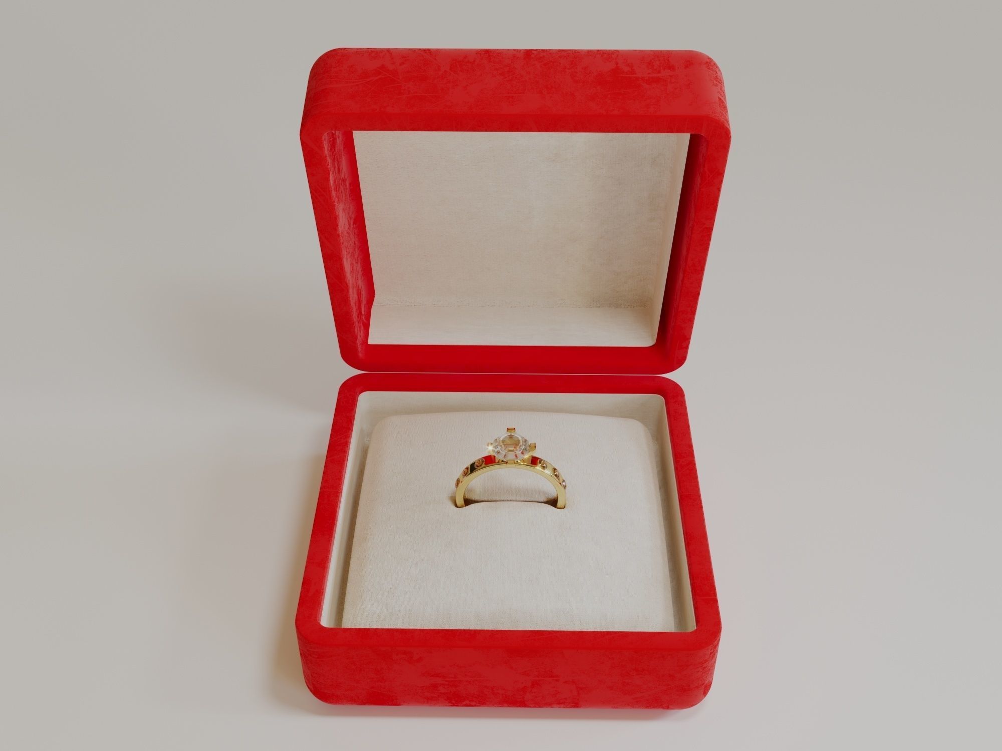 Gold Ring 3D model_1