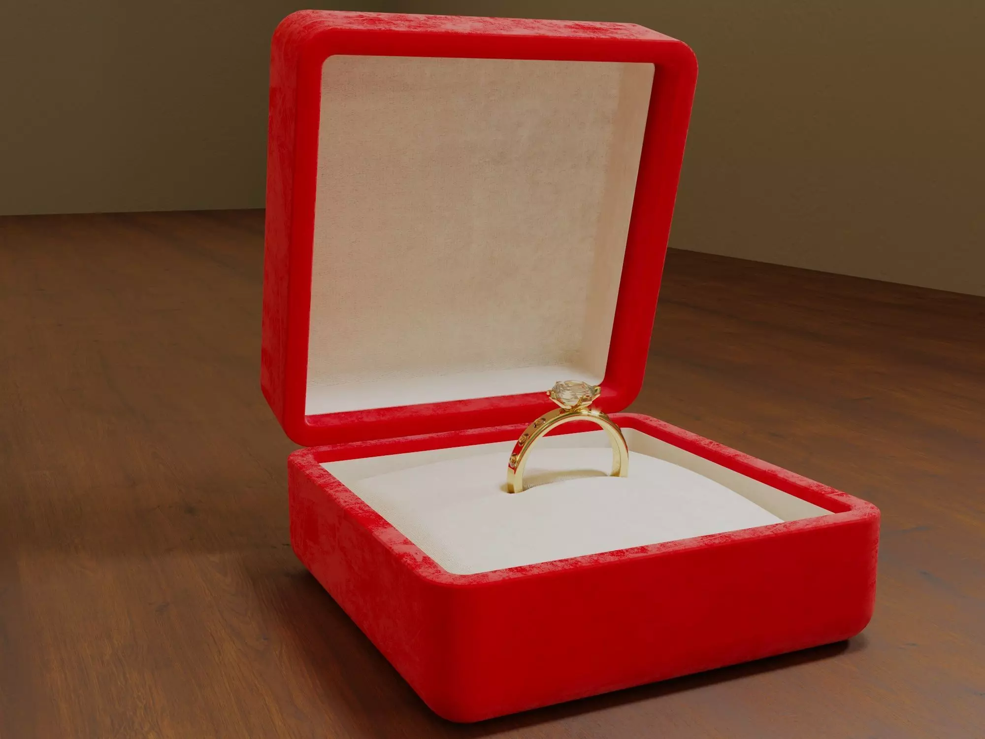 Gold Ring 3D model_0