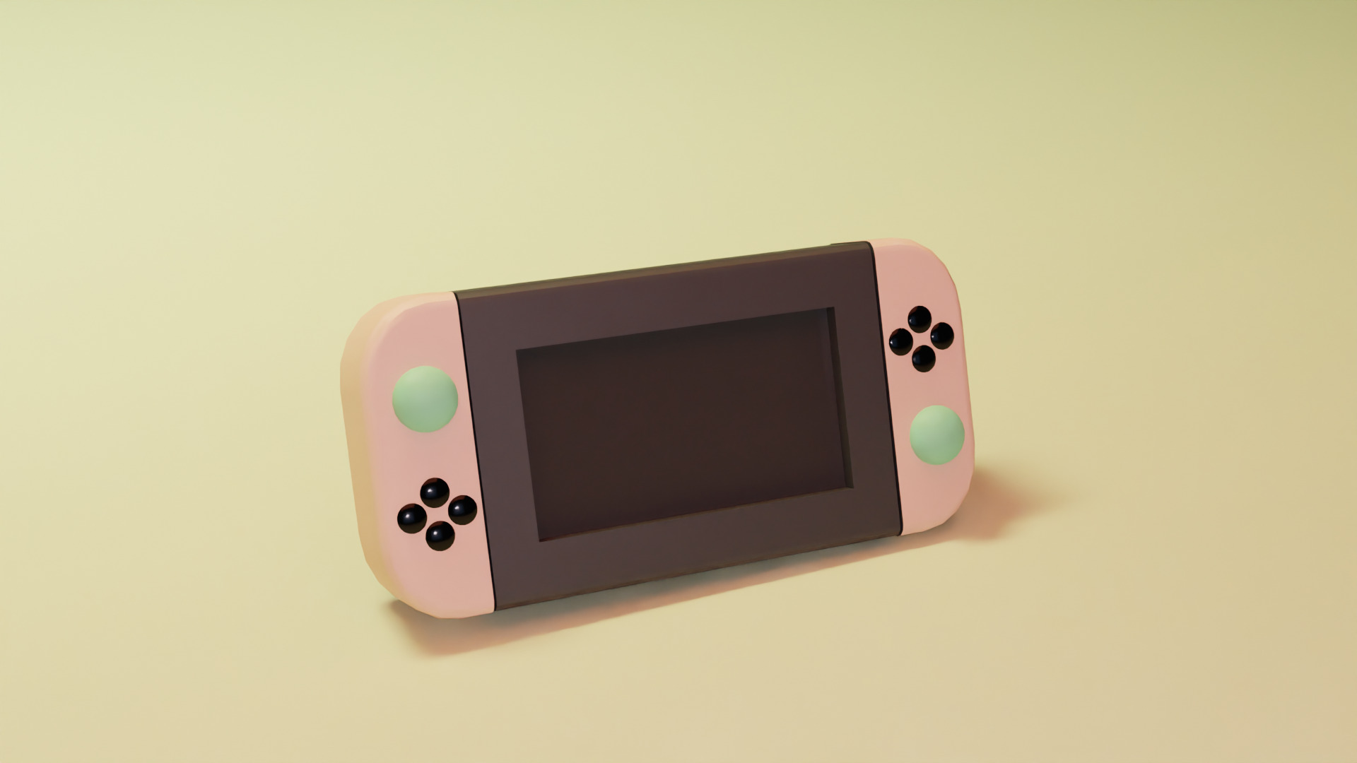 Stylized Desk Assets pack Low-poly 3D model_2