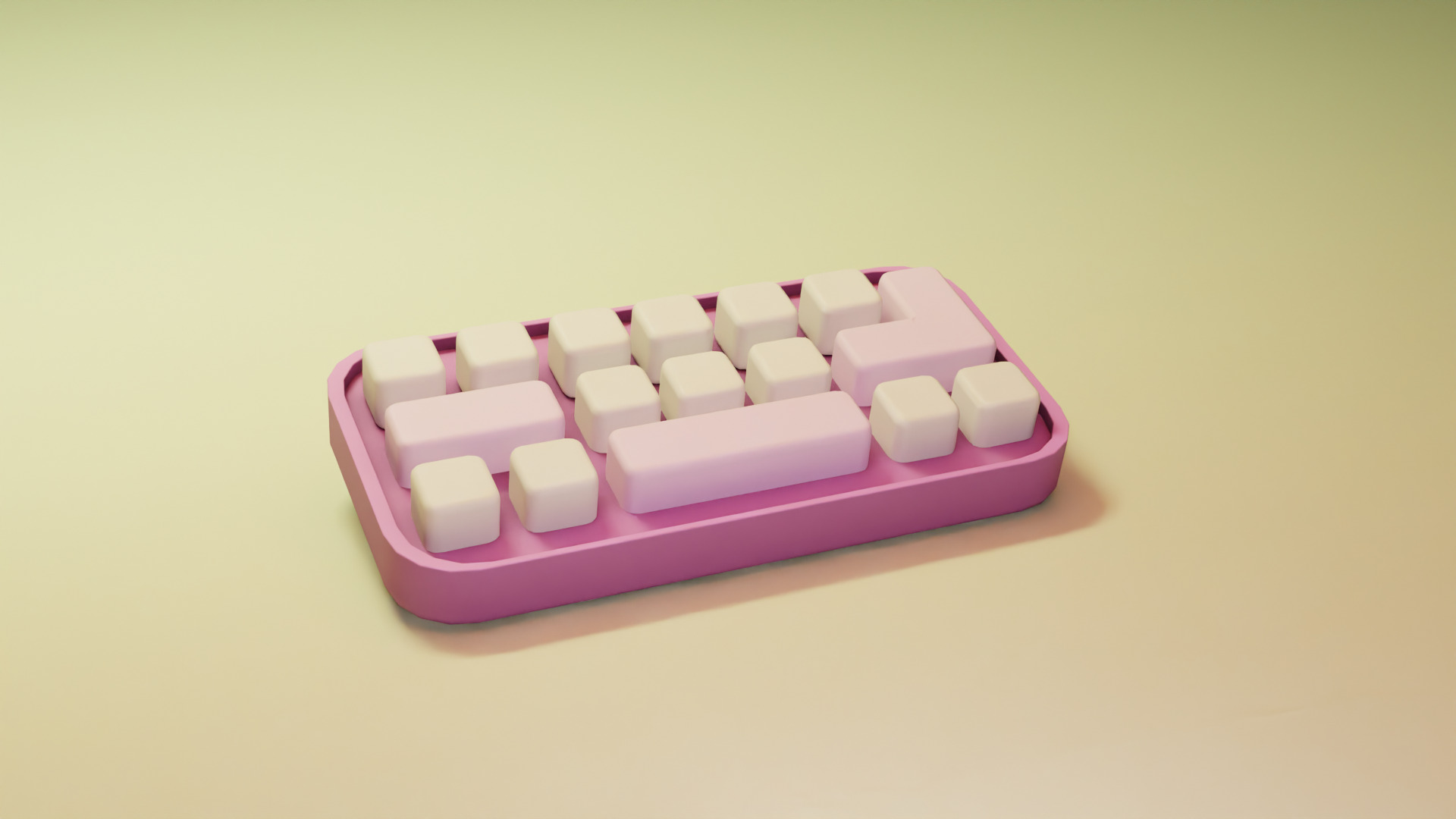 Stylized Desk Assets pack Low-poly 3D model_7