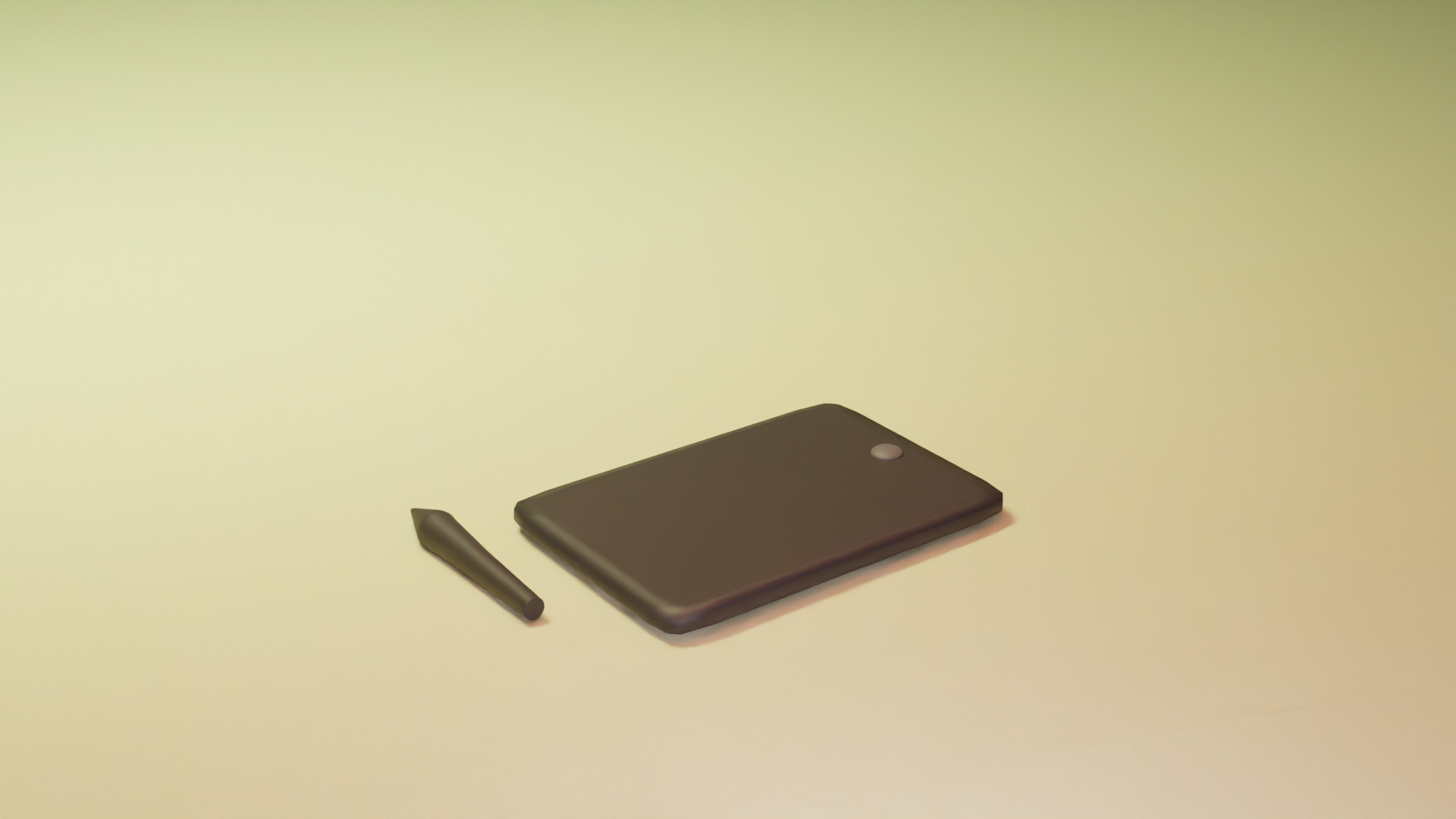 Stylized Desk Assets pack Low-poly 3D model_4